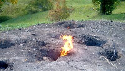 Rezervatia naturala Focul viu Buzau Buzau