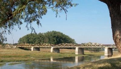 Podul metalic peste raul Vedea Teleorman