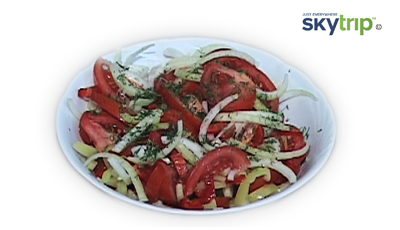 Salata de rosii moldoveneasca