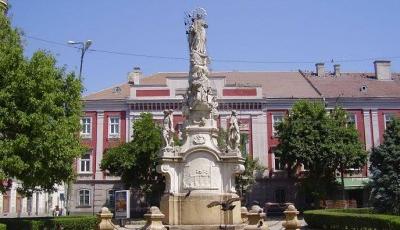 Statuia Sfanta Maria si Sfantul Ioan Nepomuk din Timisoara Timis